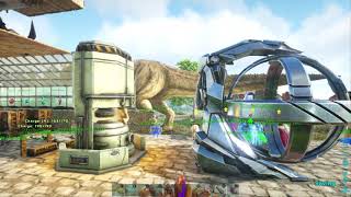 ARK: Survival Evolved Day 504 on Crystal Isles, setting up the Tek Replicator.