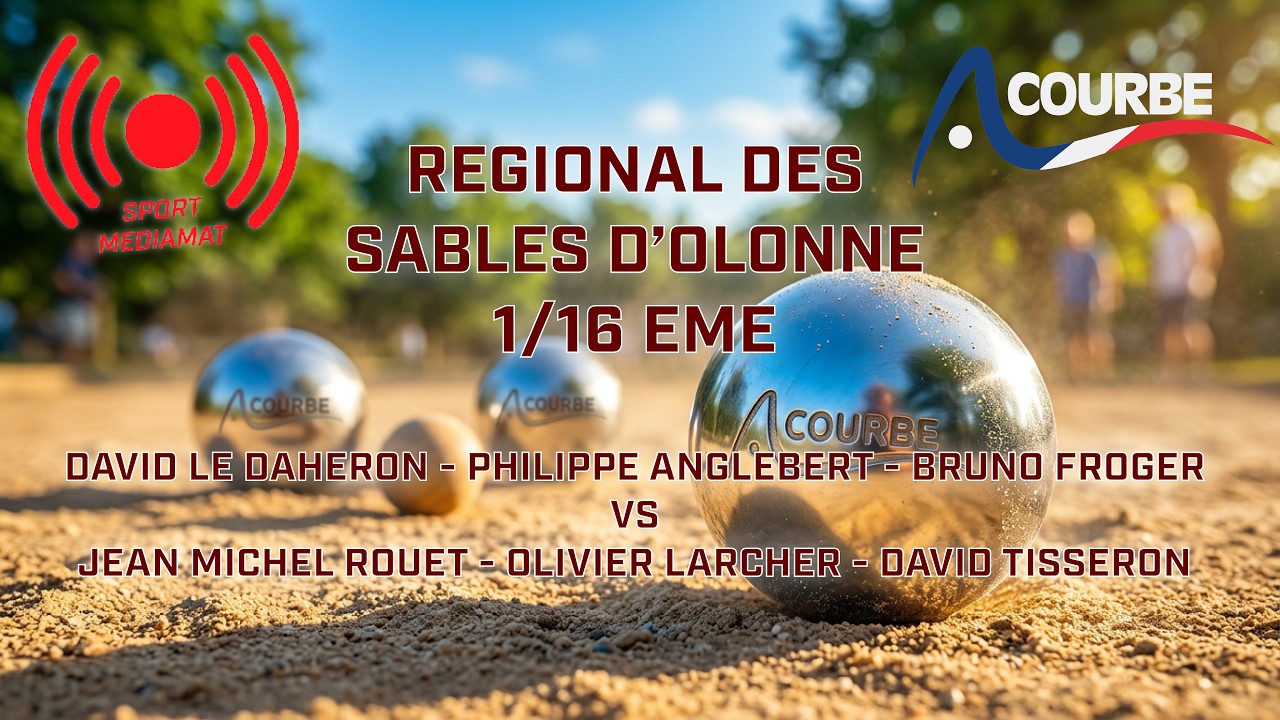 Miniature : 1/16 FINALE - Sables d'Olonne 2026 | Le Daheron / Anglebert / Froger VS Rouet / Larcher / Tisseron