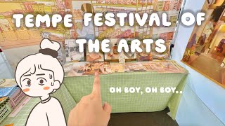 Tempe Festival of the Arts ✿ Outdoor, Multi-Day Craft Fair Vlog with Numbers!