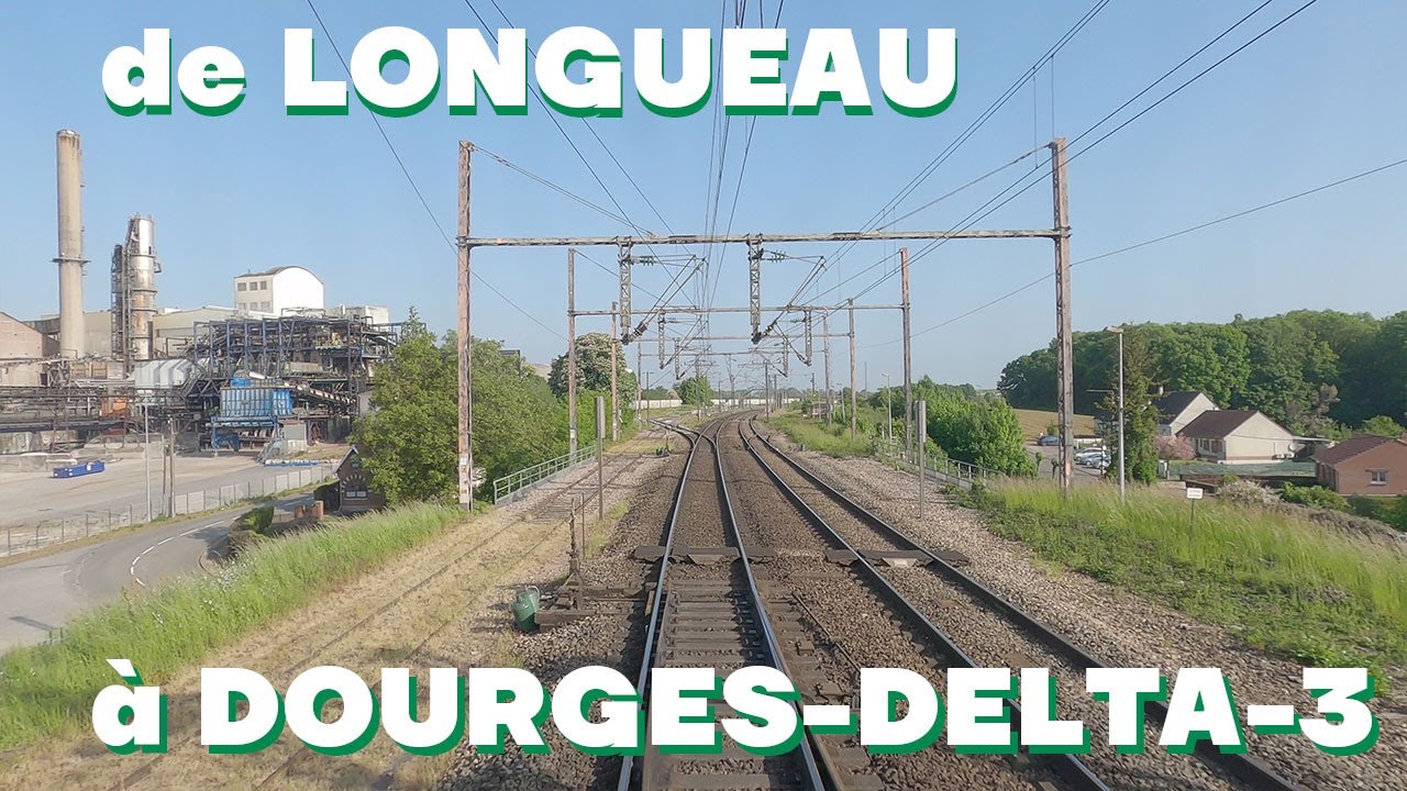 Voyage en cabine de LONGUEAU à la plateforme multimodale de DOURGES-DELTA-3 en BB 27000 à 120km/h