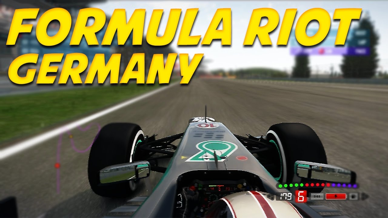 F1 2013 - Riot League - Round 1 : Germany : EPIC RACE!