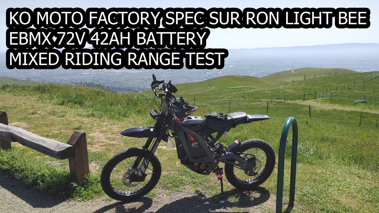 Mixed Riding EBMX 72V 42AH Mixed Riding Range Test - YouTube
