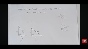 How to Draw a Right Triangle Using a Protractor and a Ruler | Matatag Curriculum | Grade 7 |
