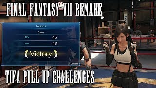 Tifa Pull Up Challenges - All Three | Final Fantasy 7 REMAKE in 4K