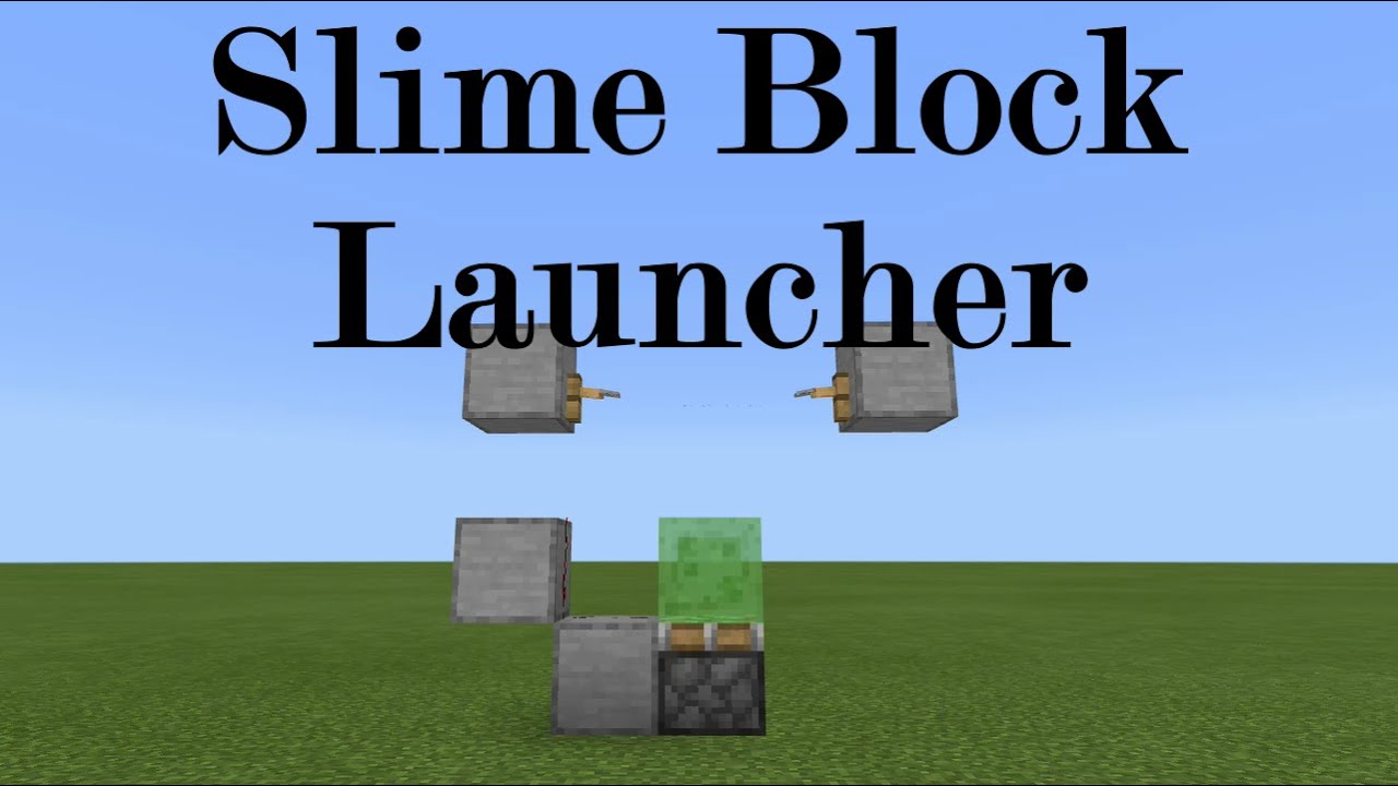 25 Minecraft Slime Block Launcher セカールの壁