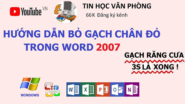 Hướng dẫn cách gạch chân trong word 2007