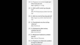 🚨 Nursing Officer Exam OBG Questions #shorts #gnm#cet #norcetmcq #obg