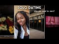 GRWM for a Solo Date | How to Date yourself in your 20s + Solo Date ideas | Re-invent yourself
