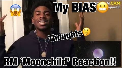 RM ‘Moonchild’ Lyric Video REACTION!!!