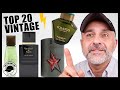 TOP 20 Men's DISCONTINUED FRAGRANCES | Men's Vintage Perfumes Ranked