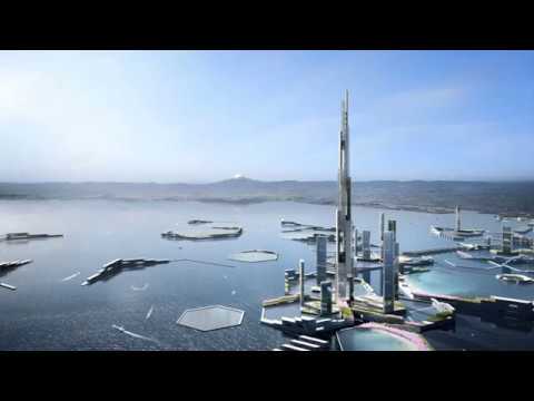 Tokyo Sky Mile Tower | 1,700 Meters / 5,577 Feet | 400 Floors | 2045 ...