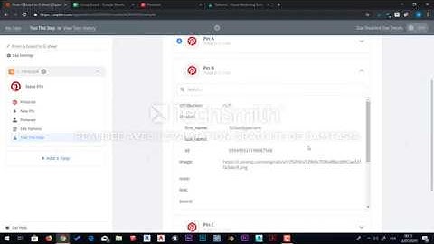 Automate  pinterest pins using zapier + google spreadsheet