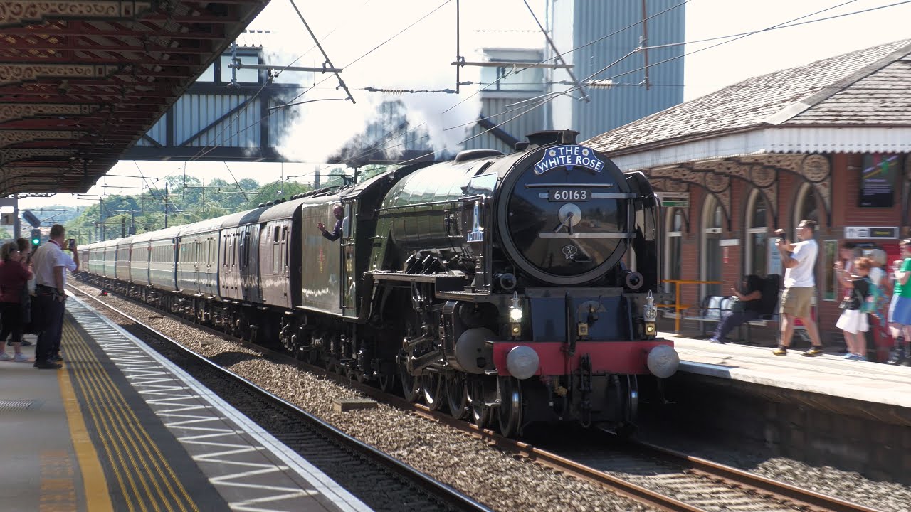 60163 'Tornado' Whistling through Doncaster with The White Rose - 12/07/25