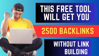 How to get FREE 2500 Backlinks to your website (Without Link building)  🔥 #backlinks