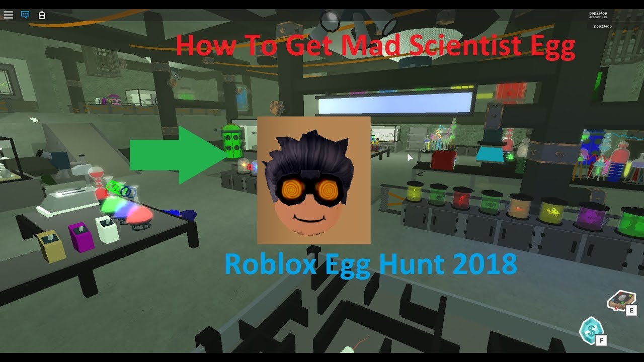 how to get the mad scientist egg in roblox egg hunt 2018