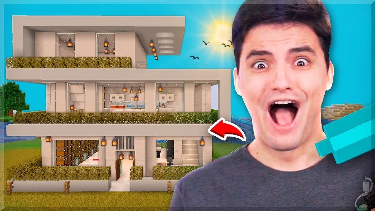 COMO FAZER A CASA DO FELIPE NETO DO MINECRAFT! - YouTube