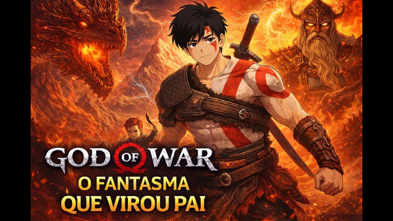 “O Fantasma Que Virou Pai” – Kratos (God of War) l Micael Skyller