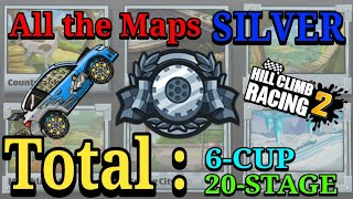 Hill Climb Racing 2 - Every Maps SILVER Master RANK (Total = 6 Cup & 20 Stage) screenshot 4
