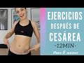 Rutina EJERCICIOS RECUPERACIÓN DE #CESÁREA - GAP + Hipopresivos  - 6 MESES - Recupera tu figura 🙋‍♀️