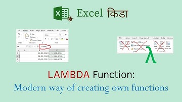 LAMBDA Function: A modern technique to create your own function in Excel