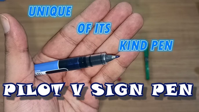 Fastest way to refill a Pilot V-sign pen. 