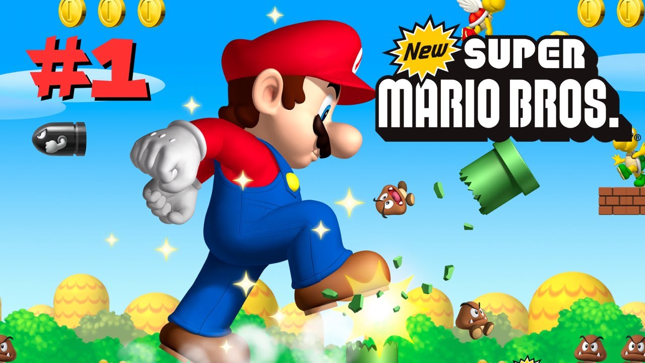Starting Of The New Super Mario Bros. Series LIVE! [1] - YouTube