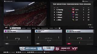 Virginia Tech (2-0) vs UNC (1-1) | SSG W2 2027