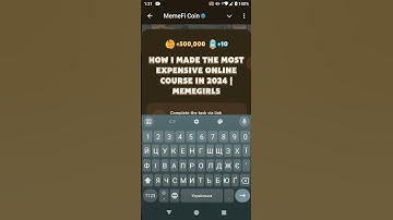 MemeFi Video Code | How I Made The Most Expensive Online Course in 2024 | #memefi#airdrop#code#video