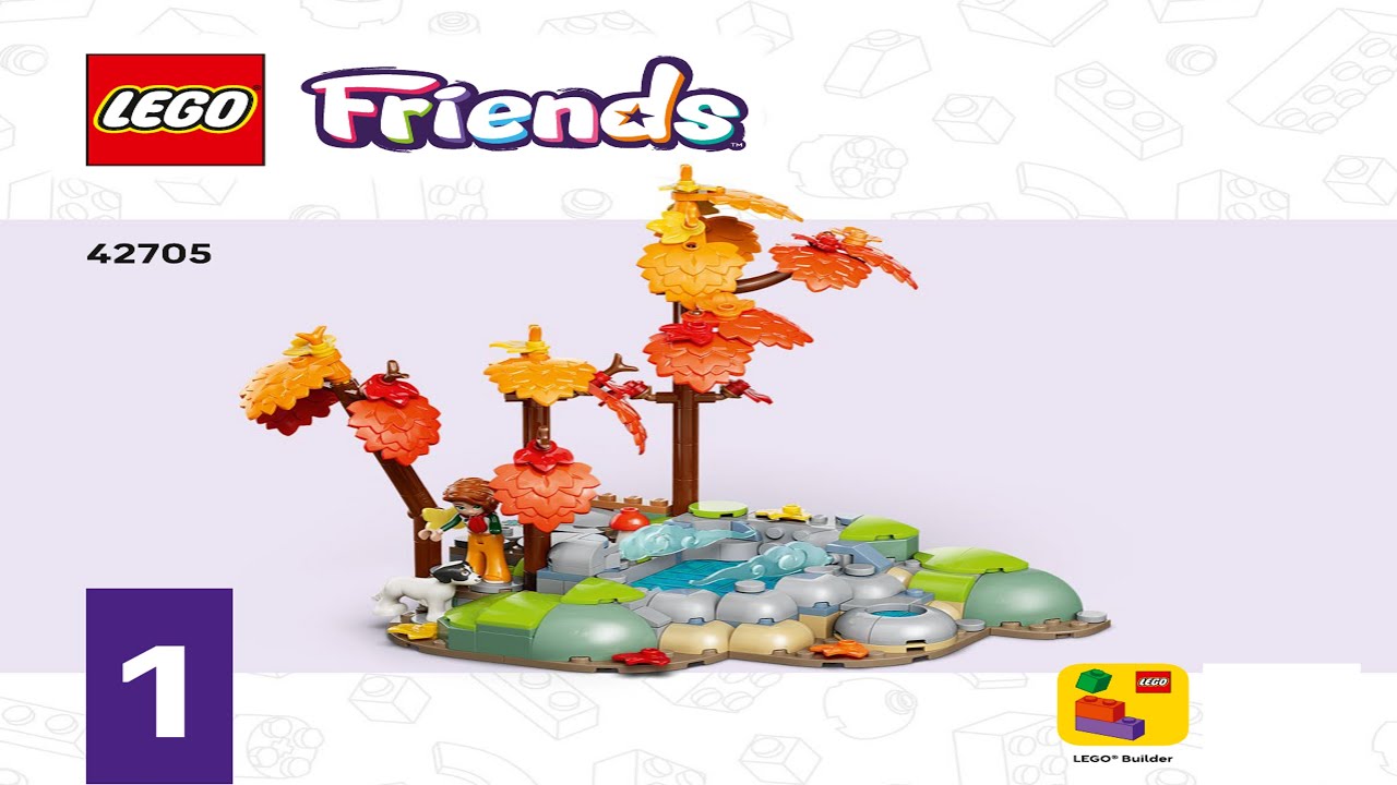 Cosy Fall Forest Cabin LEGO instructions