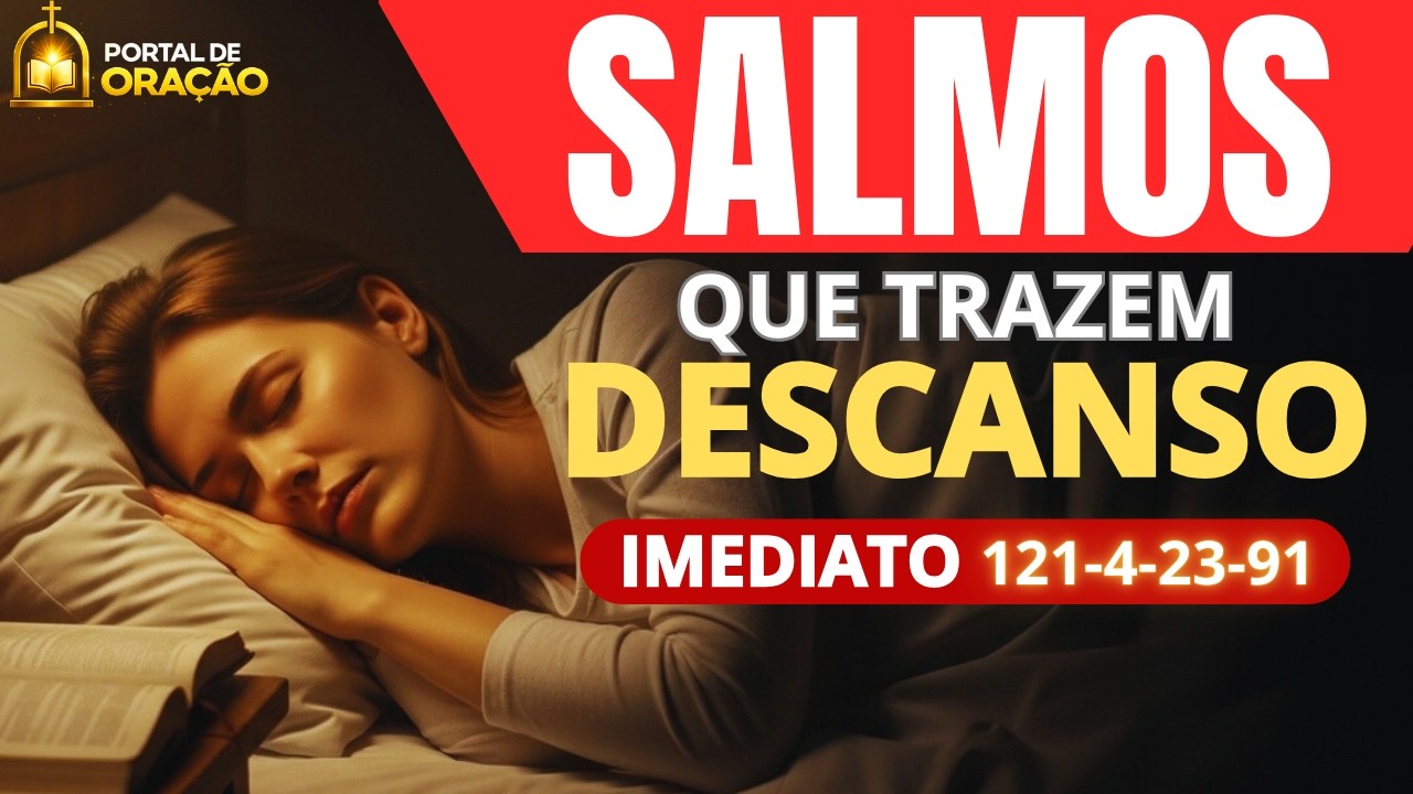 OUÇA E DURMA: 4 Salmos que Deus usa para destravar sua vida enquanto você dorme!