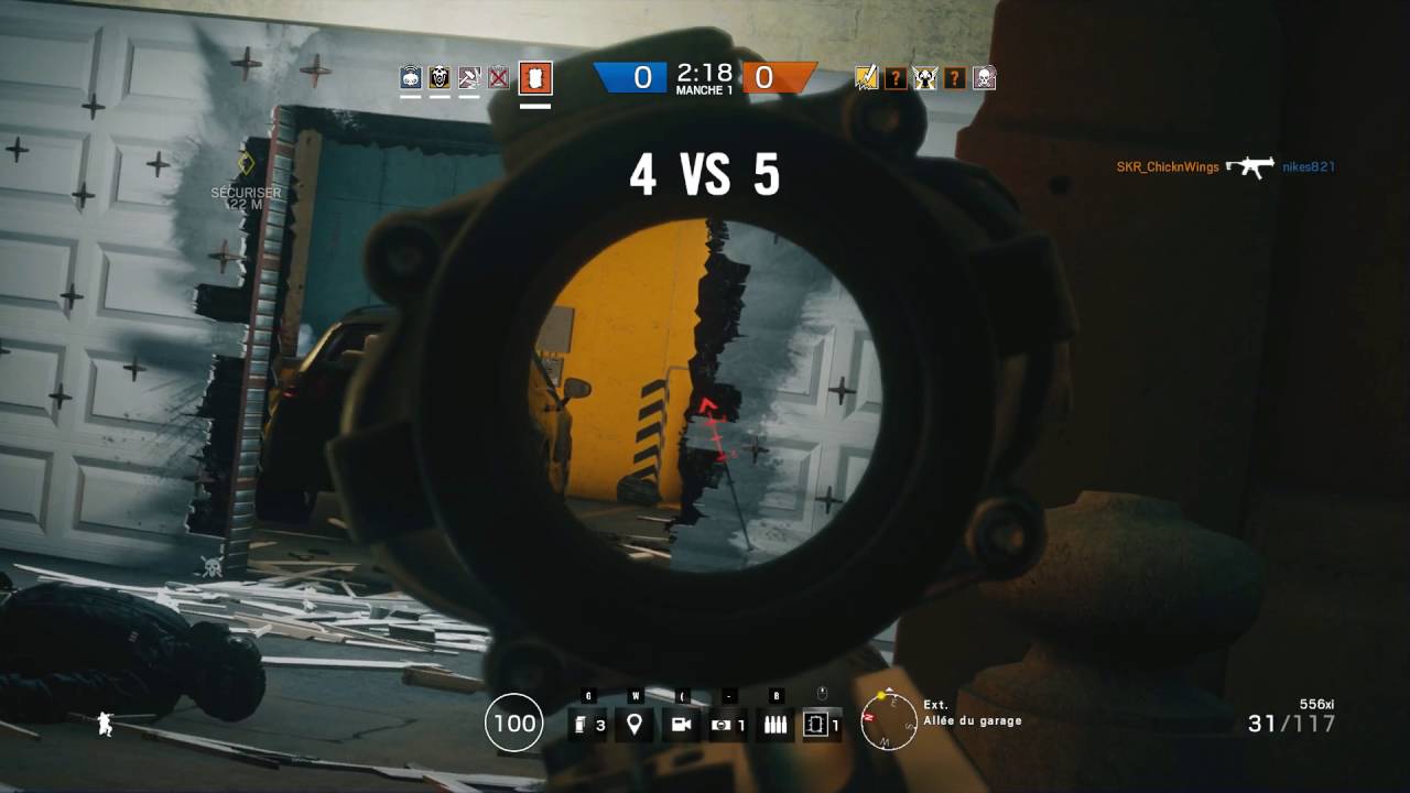 Tom Clancy's Rainbow Six Siege thermite assaut - YouTube