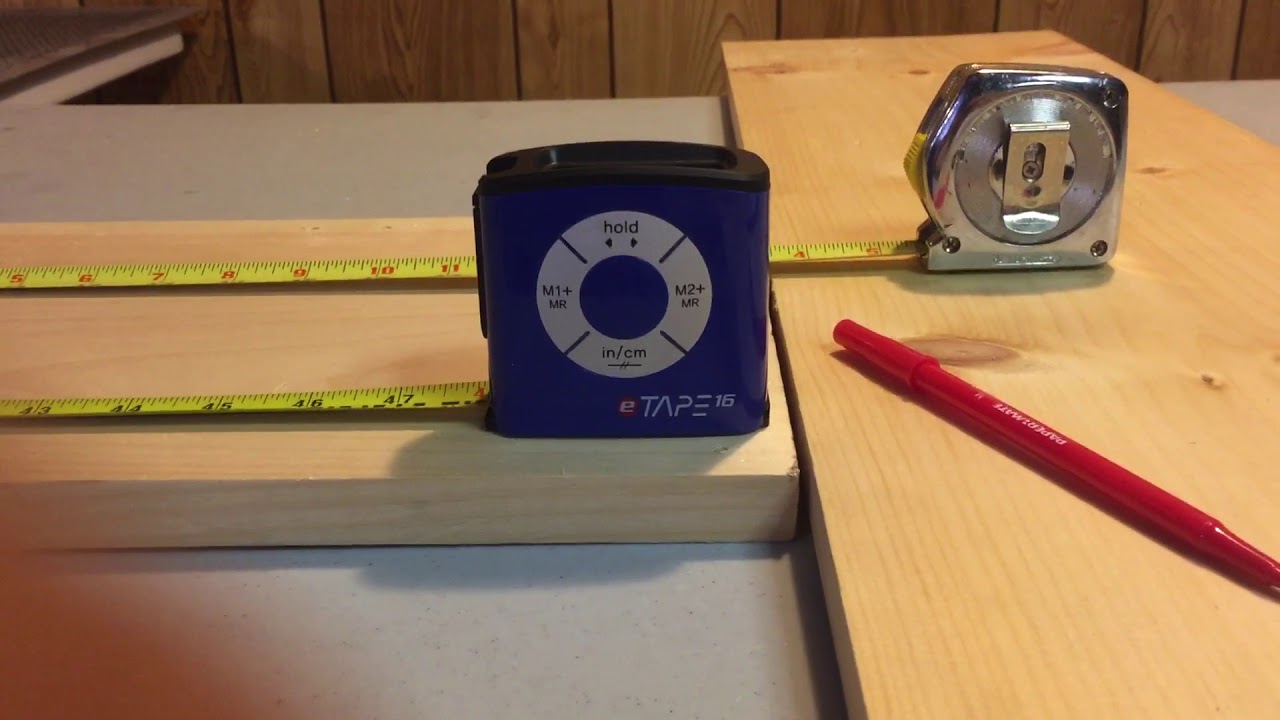 Etape digital tape measure with Stanley powerlock tape measure