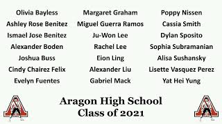 Aragon Graduation 2021