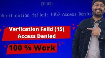 Verification failed : (15) Access Denied Windows 10 HP | Error Fix | Vinay Sharma
