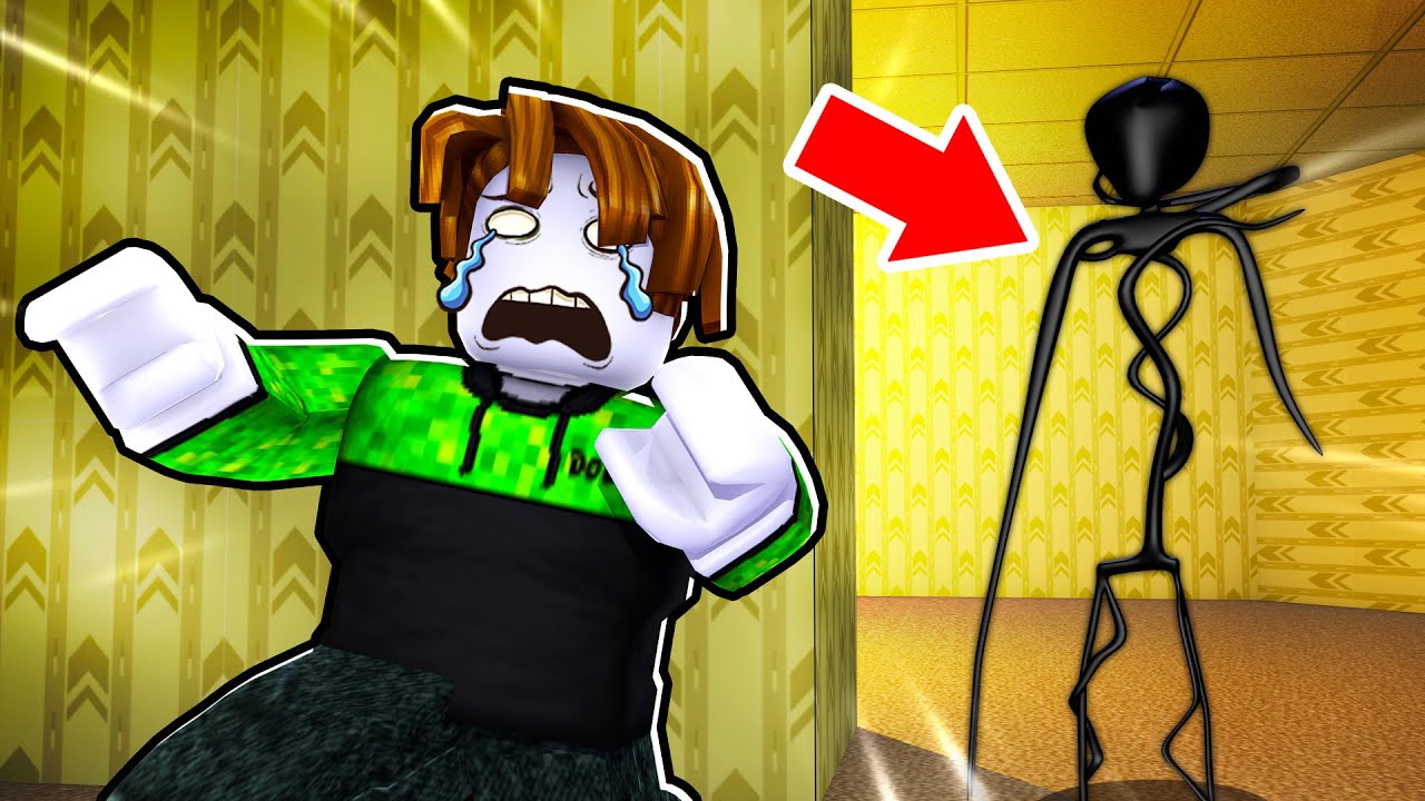 Uit De Backrooms Ontsnappen!😱 (Roblox)