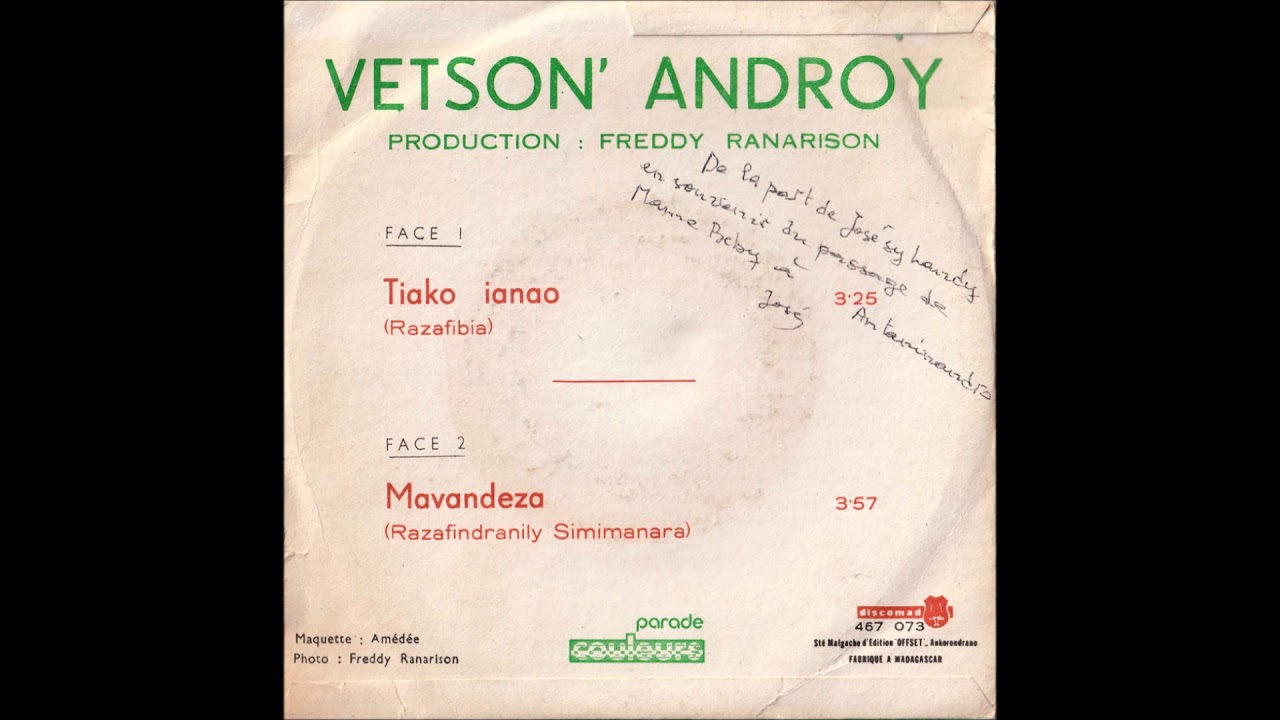 Vetson' Androy - Tiako Ianao