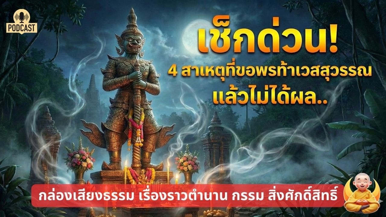 เช็กด่วน! 4 สาเหตุที่ขอพรท้าวเวสสุวรรณแล้วไม่ได้ผล | กล่องเสียงธรรม