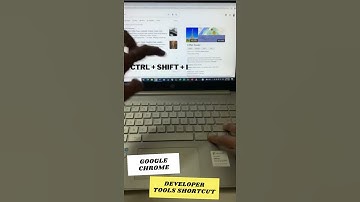 How do I open Developer Tools in Chrome with keyboard?
