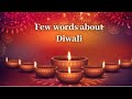 Few words on diwali  essay on diwali  essay writing on diwali in english