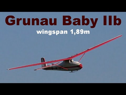 Grunau Baby IIb, mini scale RC glider, 2020