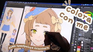 ASMR Colora con me~ 🎨Vita, Invidia, Crescita personale... parliamone insieme ✨