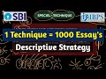 Essay Writing Strategy for SBI PO / IBPS PO in Telugu | Descriptive Paper 2026