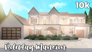 Roblox | Bloxburg: 10k Aesthetic Botancial Roleplay Mansion (FULL BUILD)