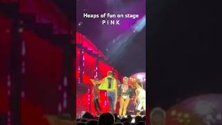 Looked like #Pink was having heaps of fun while working 😁 #PinkConcert #Australia Summer Carnival