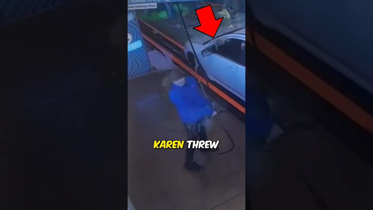 Karen throws Lemonade and gets Instant Karma