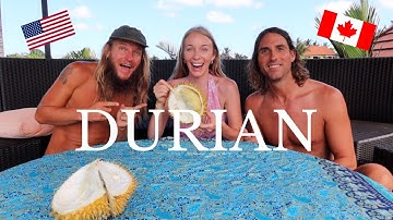 TRYING DURIAN FOR THE FIRST TIME!