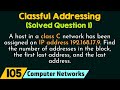 Classful Addressing (Solved Question 1)
