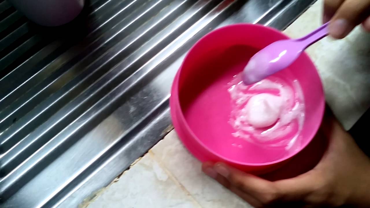 Cara Membuat Slime Dari Shampo Dan Garam Youtube