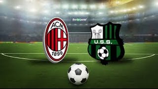 MILAN - SASSUOLO 2-3 (TROFEO TIM CUP) GOALS,HIGHLIGHTS,SINTESI