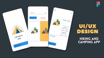 Hiking and camping app ui/ux design